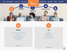 Tablet Screenshot of gabbart.com